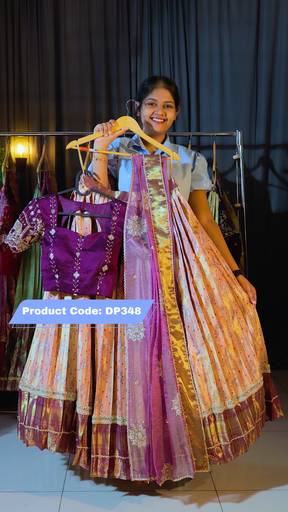 [DP348] DP348 - Premium Half Saree